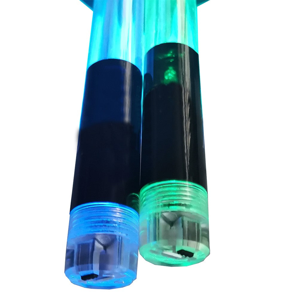 Pair of Color Changing LED Light Up Drumstick Motion Activated Glow in the Dark Rechargeable Drum Sticks