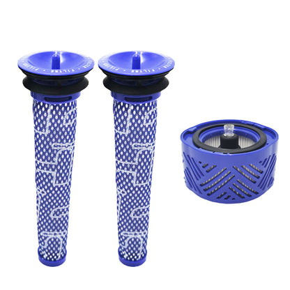 2pcs Filter Replacements Vacuum Replaces Parts Compatible Dyson V6 V8 -Style 1 and Style 2