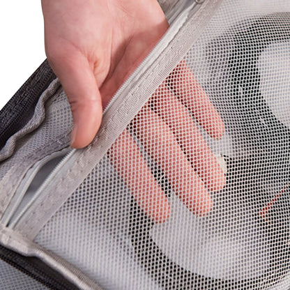 Cable Organizer Bag Charger USB Electronic Accessories Storage Travel Case -Black
