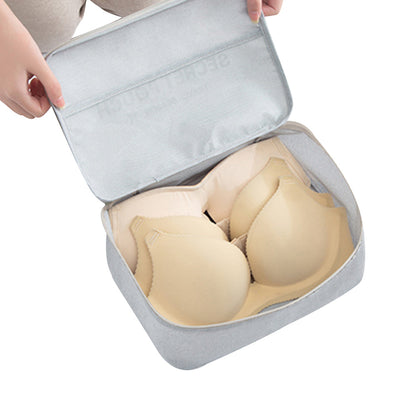 9-piece Set Cubes Travel Bags Packing Organizers with Shoes Bag-Grey