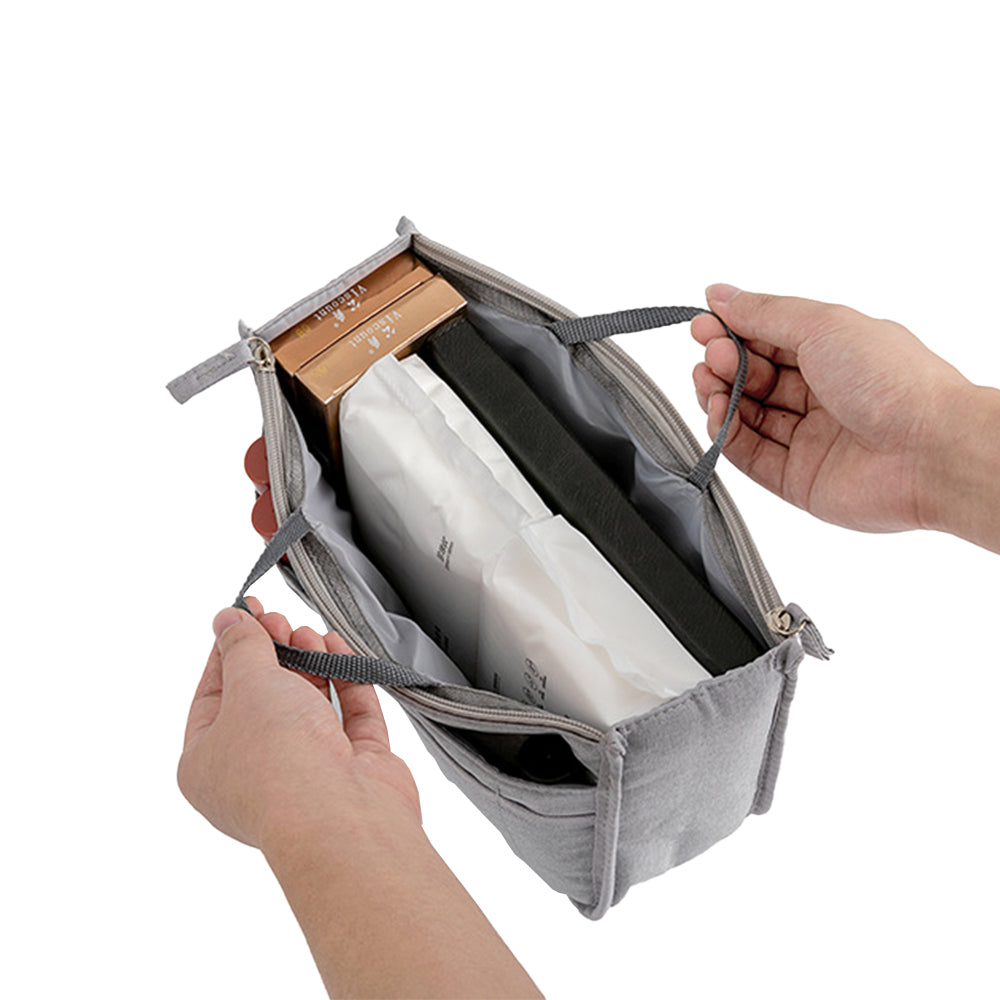 9-piece Set Cubes Travel Bags Packing Organizers with Shoes Bag-Grey