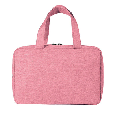 Large Capacity Toiletry Bag Travel Bag with Hanging Hook -Pink
