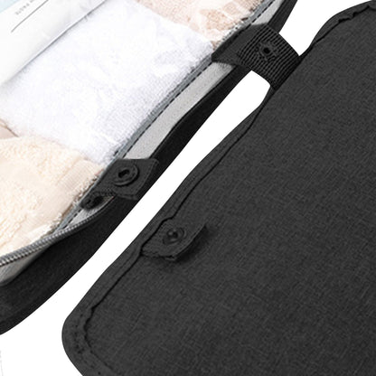 Large Capacity Toiletry Bag Travel Bag with Hanging Hook -Black