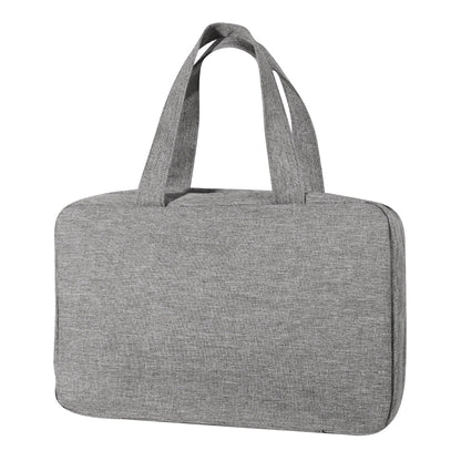 Large Capacity Toiletry Bag Travel Bag with Hanging Hook -Grey