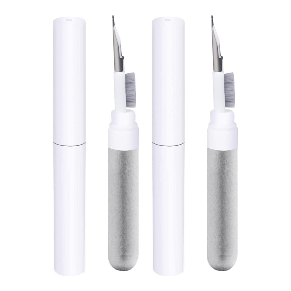 2Pcs 3 in 1 Bluetooth Earphone Cleaning Pen Multifunction Headphone Cleaner Kit with Soft Brush