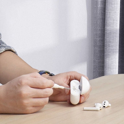 2Pcs 3 in 1 Bluetooth Earphone Cleaning Pen Multifunction Headphone Cleaner Kit with Soft Brush