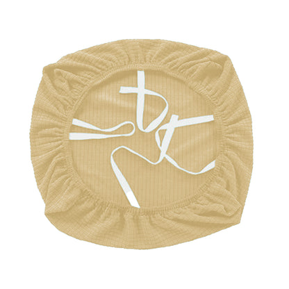 Rotating Seat Slipcover Covers Stretch Computer Desk Task Seat Covers Office Chair Cover -Khaki