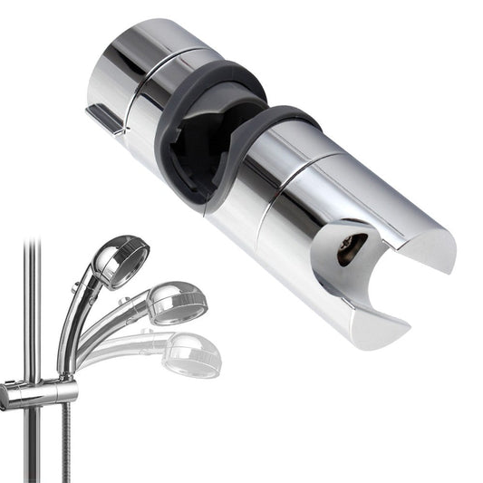 Adjustable Shower Head Holder Bracket Bathroom Shower Hose Clamp for Slide Bar