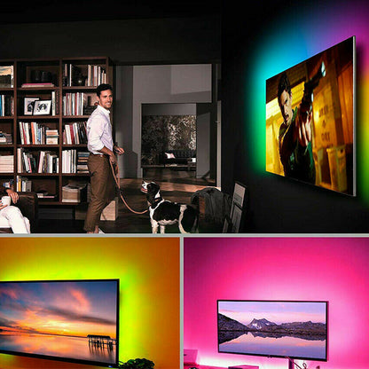 Bluetooth LED Lights RGB Color Changing Music Sync LED Strip Lights for Bedroom Party Living Room-Style 3