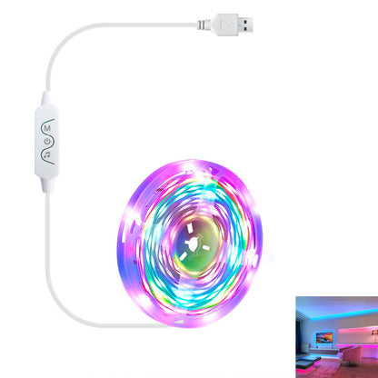 Bluetooth LED Lights RGB Color Changing Music Sync LED Strip Lights for Bedroom Party Living Room-Style 2