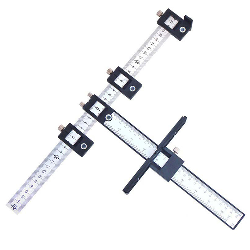 Adjustable Drill Guide Woodworking Punch Locator Jig Punch Tool