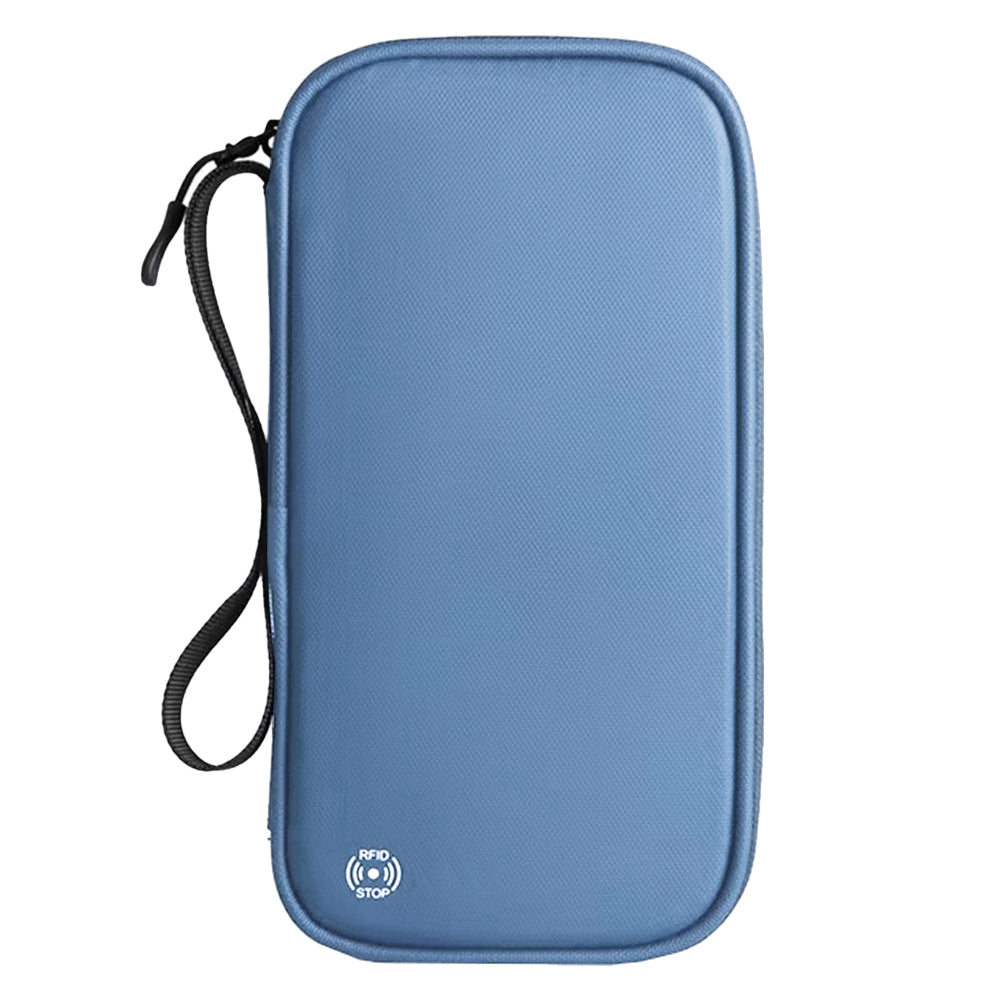 RFID Travel Passport Holder for Family -Blue