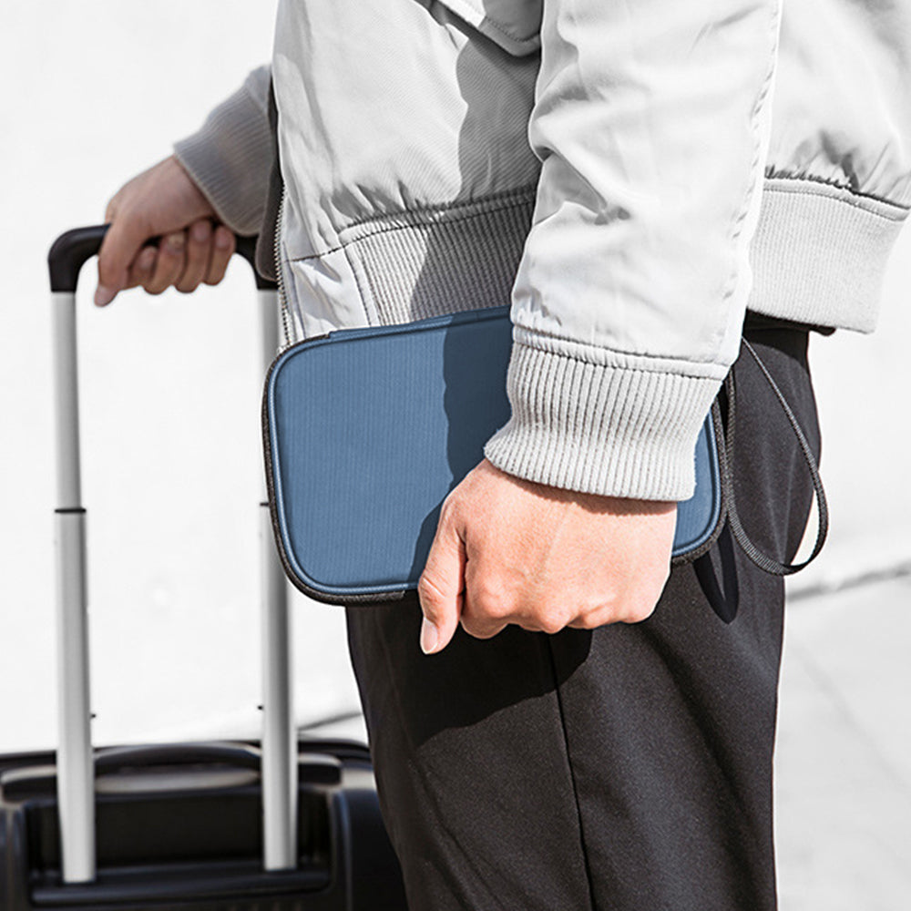 RFID Travel Passport Holder for Family -Blue
