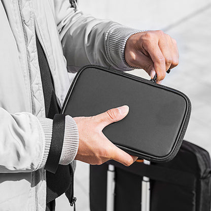 RFID Travel Passport Holder for Family -Black