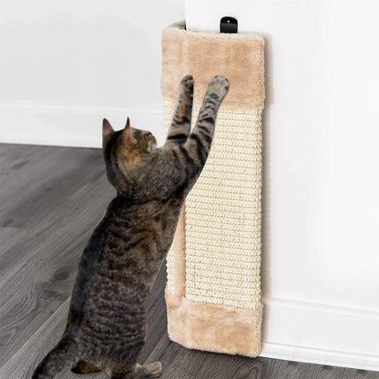 Wall Mounted Scratching Post Cat Scratching Mat Scratcher Pad Board Natural Sisal Pet Cat Toys Sofa Protector