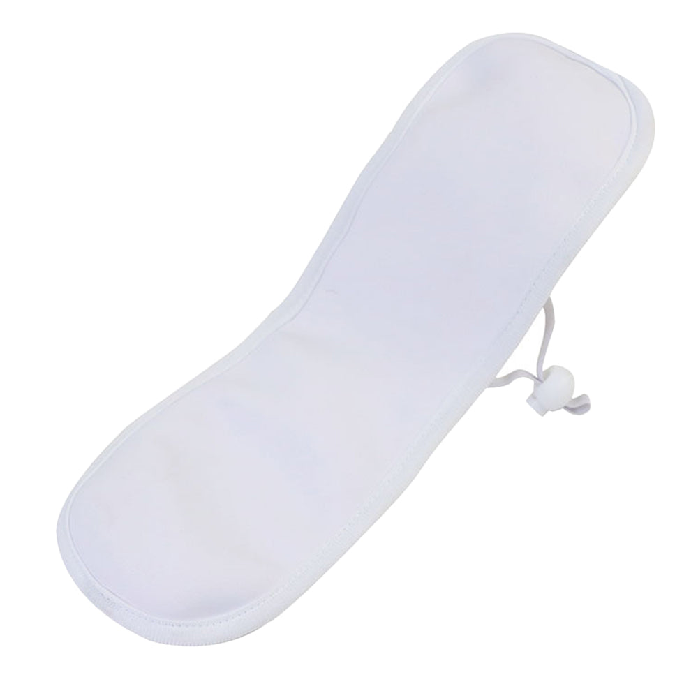 Castor Oil Neck Pack Compress Reusable Neck Wrap with Flexible Buckle for Neck Relaxation-White
