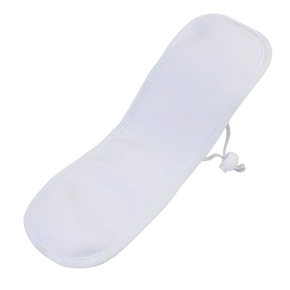 Castor Oil Neck Pack Compress Reusable Neck Wrap with Flexible Buckle for Neck Relaxation-White