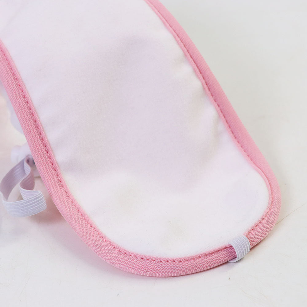 Castor Oil Neck Pack Reusable Castor Oil Compress Wrap with Flexible Buckle -Pink
