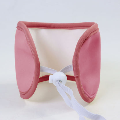 Castor Oil Neck Pack Reusable Castor Oil Compress Wrap with Flexible Buckle -Pink