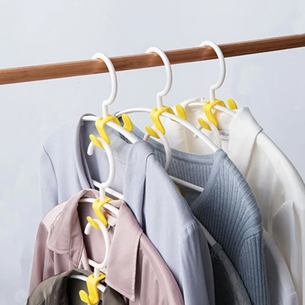 20Pcs Double-Sided Hangers Connector Coat Clothes Hanger Hooks Extender Hooks