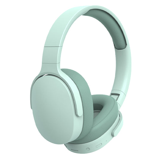 Gaming Headset Wireless Headset P2961 Foldable Wireless Bluetooth Stereo Over Ear Headphone -Green