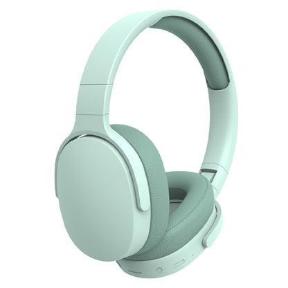 Gaming Headset Wireless Headset P2961 Foldable Wireless Bluetooth Stereo Over Ear Headphone -Green