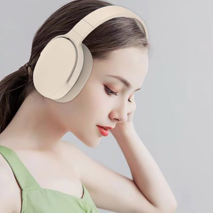 Gaming Headset Wireless Headset P2961 Foldable Wireless Bluetooth Stereo Over Ear Headphone -Gray