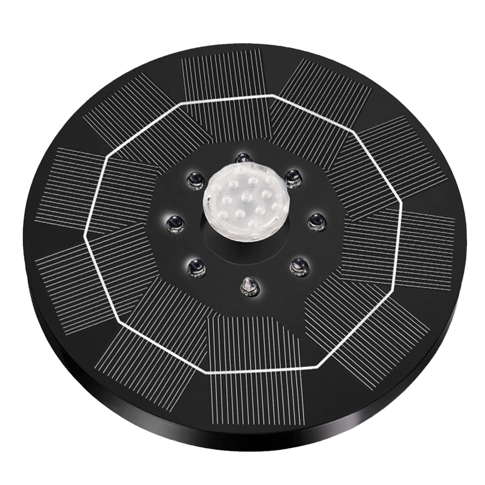 Solar Fountain Pump Solar Powered Water Floating Fountain with 7Pcs Nozzles