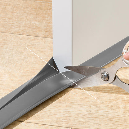 Bottom of Door Draft Stopper Door Sweep for Exterior Interior Weather Stripping Door Seal -Grey