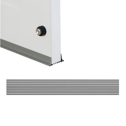 Bottom of Door Draft Stopper Door Sweep for Exterior Interior Weather Stripping Door Seal -Grey