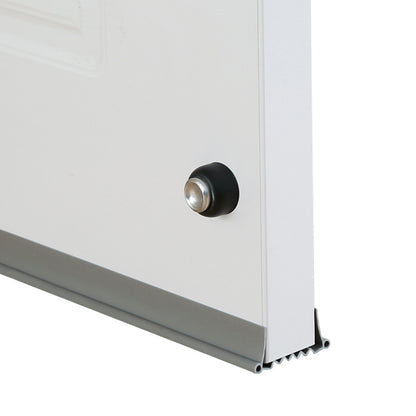 Bottom of Door Draft Stopper Door Sweep for Exterior Interior Weather Stripping Door Seal -Grey