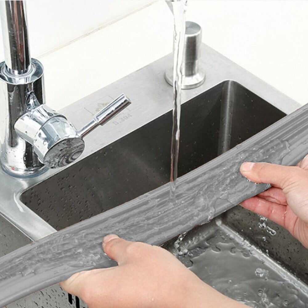 Bottom of Door Draft Stopper Door Sweep for Exterior Interior Weather Stripping Door Seal -Grey
