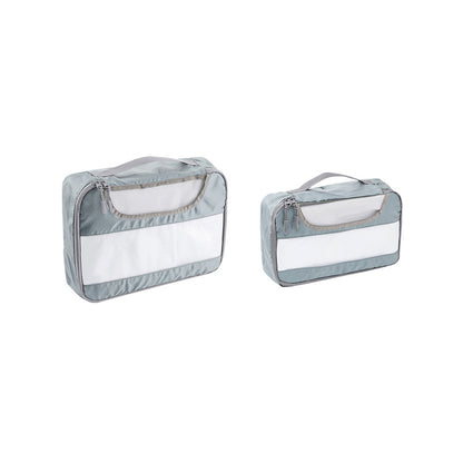 Set of 9Pcs Travel Packing Cube Pouch Clothes Storage Bags Suitcase Luggage Organizer -Grey
