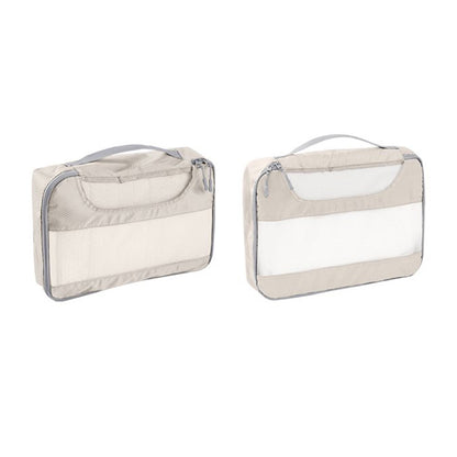 Set of 9Pcs Travel Packing Cube Pouch Clothes Storage Bags Suitcase Luggage Organizer -Beige