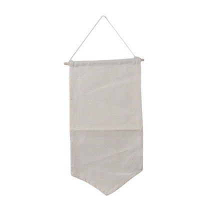 42x22cm Wall Hanging Badge Brooch Jewelry Storage Case Canvas Display Banner Stand Pin Collection Organizer Holder White
