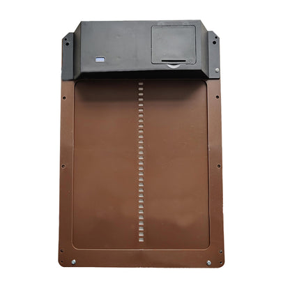 Automatic Chicken Coop Door Opener Light Sensing Chicken House Poultry Gate-Brown