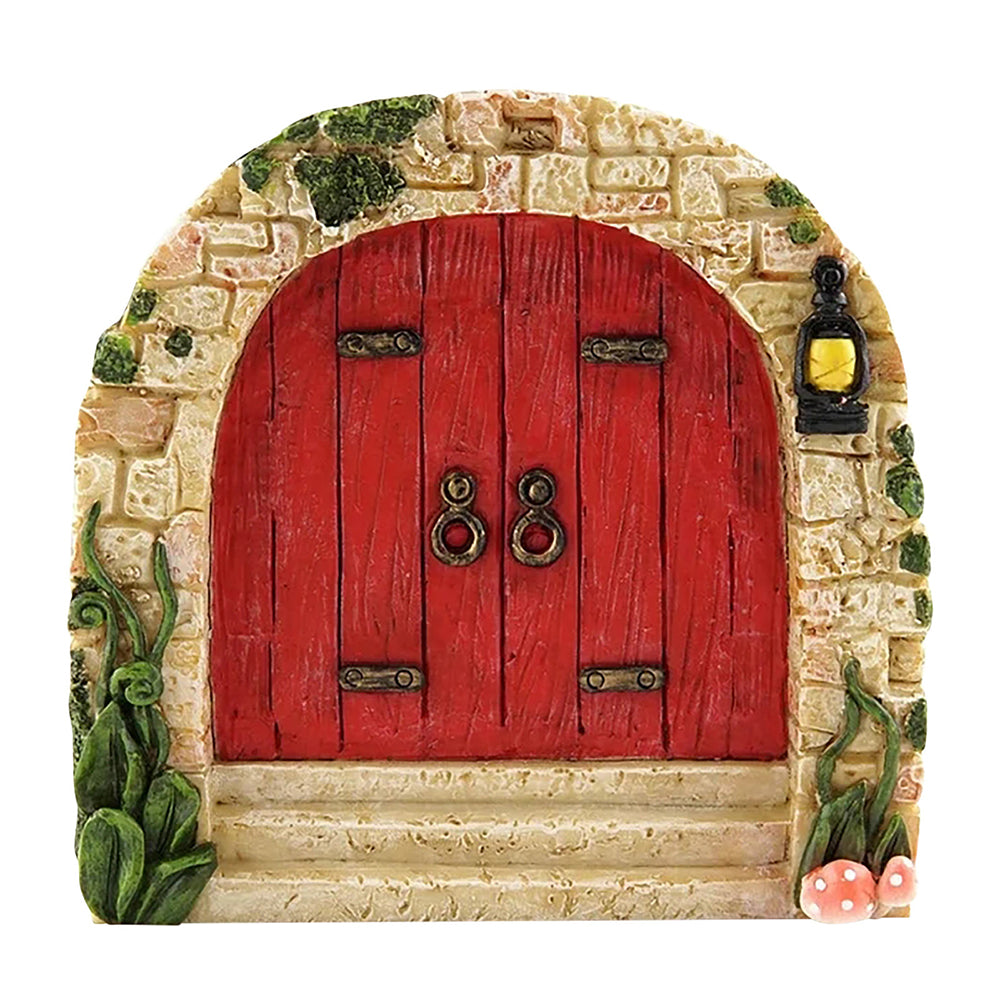 Art Sculpture Decoration Fairy Garden Door Windows Yard Art Sculpture Outdoor Decoration-Style 4