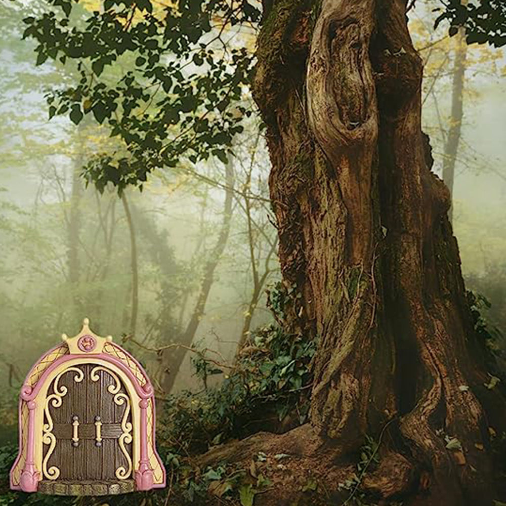 Art Sculpture Decoration Fairy Garden Door Windows Yard Art Sculpture Outdoor Decoration-Style 3