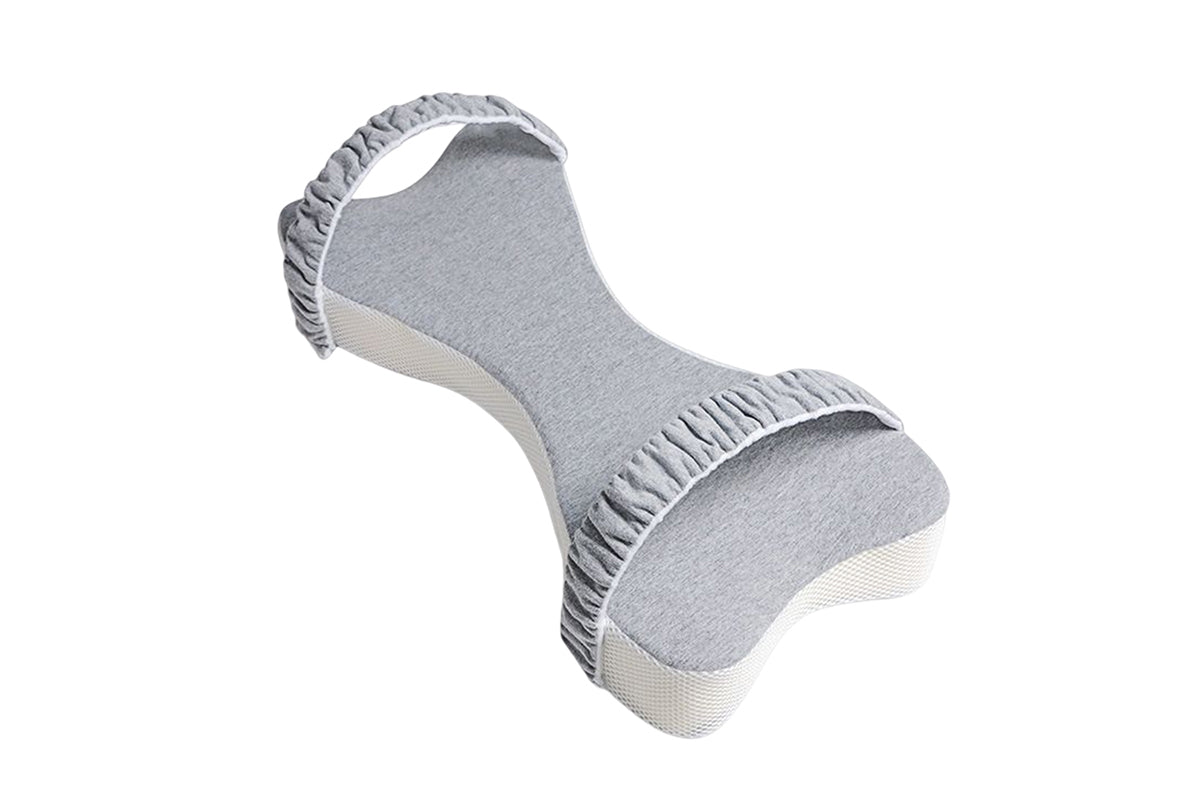 Memory Foam Leg Elevation Pillow for Side Sleeping-Gray