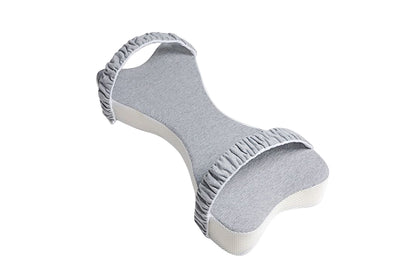Memory Foam Leg Elevation Pillow for Side Sleeping-Gray