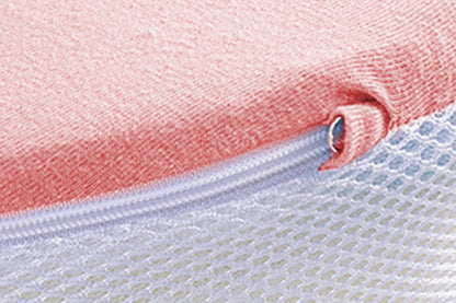 Memory Foam Leg Elevation Pillow for Side Sleeping-Pink