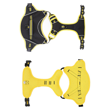 Reflective No Pull Dog Harness with Leash Pet Supply Yellow Large Size