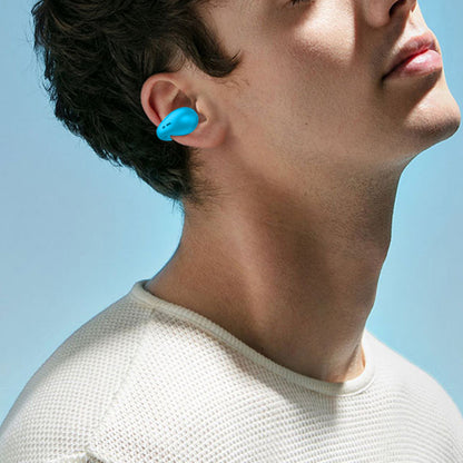Wireless Headphones Wireless Earbuds Wireless Bluetooth Headphones Ear Clip Bone Conduction Earphones Sports Earbuds -Blue