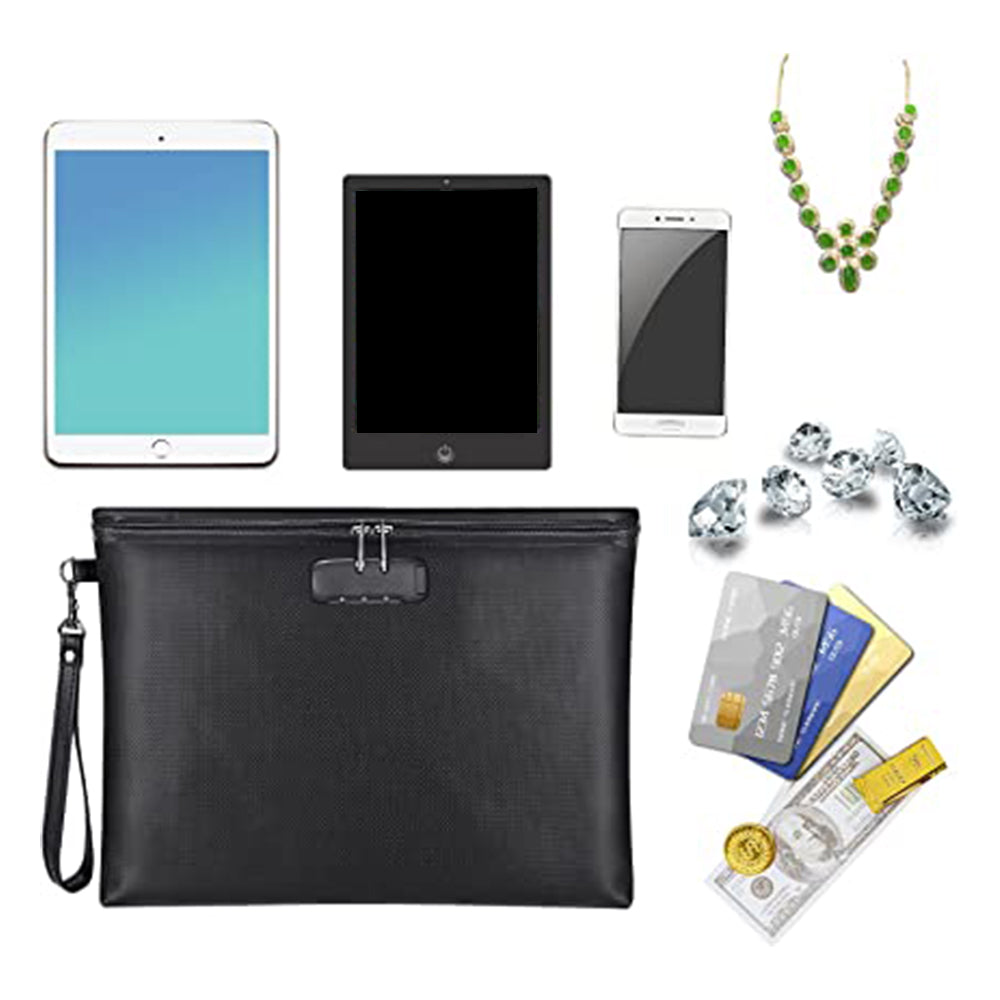 Document Bag with Lock File Organizer Bags