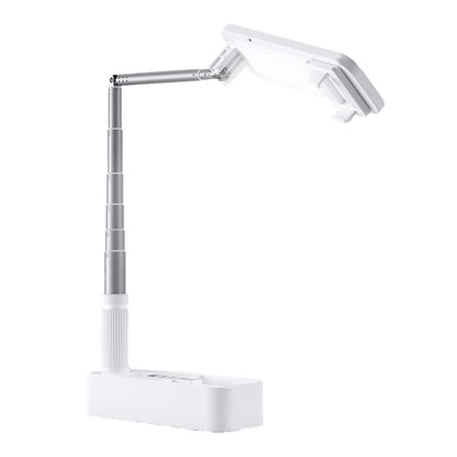 Portable Phone Holder Stand Wireless Dimmable LED Selfie Fill Light Lamp