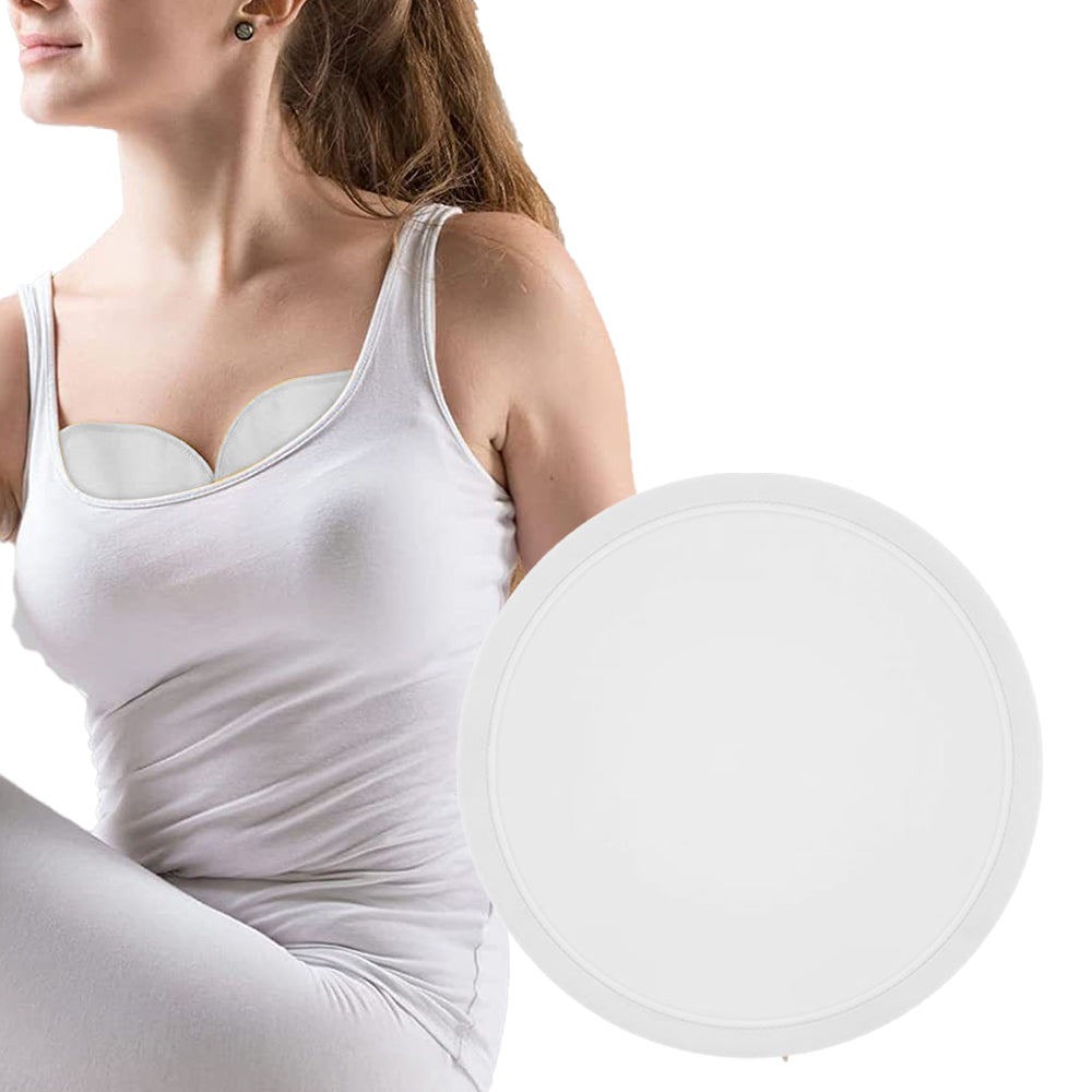 4pcs Castor Oil Pack for Breast Soft Reusable Castor Oil Breast Pads for Relaxing Soothing -White