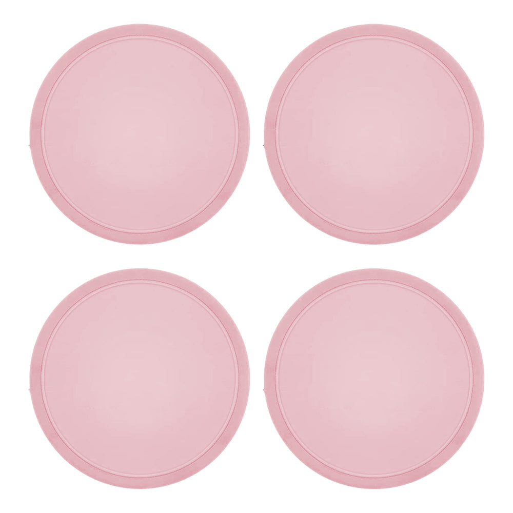 4pcs Castor Oil Pack for Breast Soft Reusable Castor Oil Breast Pads for Relaxing Soothing -Pink