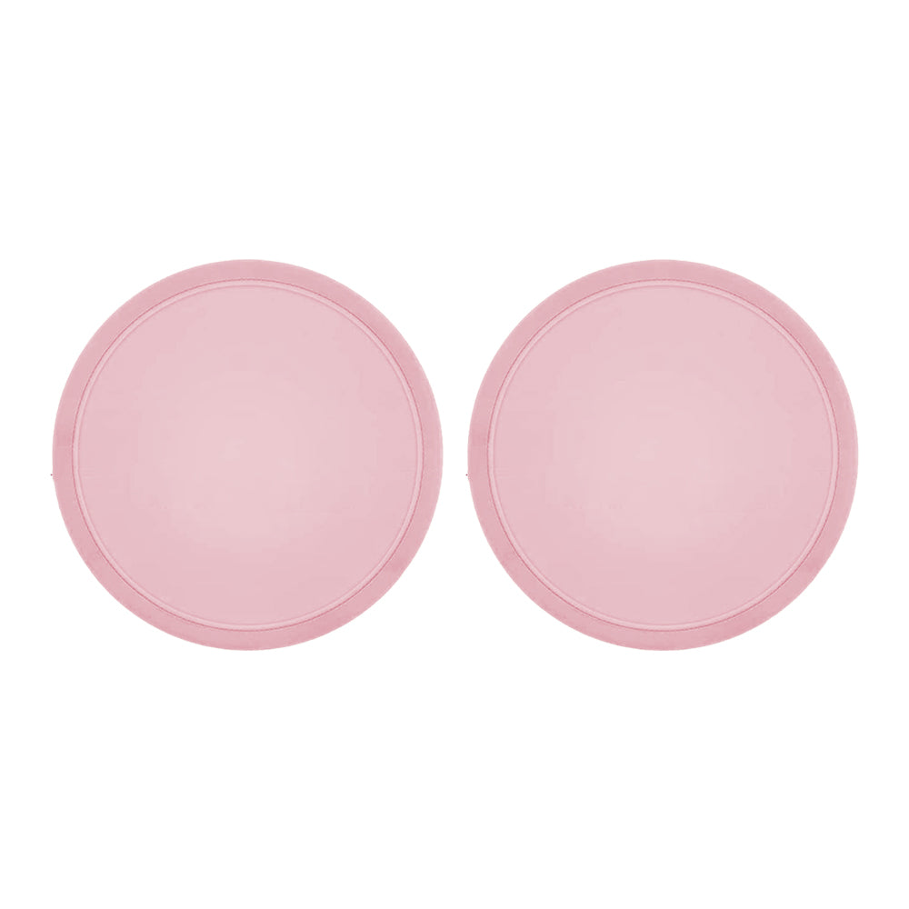 2pcs Castor Oil Pack for Breast Soft Reusable Castor Oil Breast Pads for Relaxing Soothing -Pink