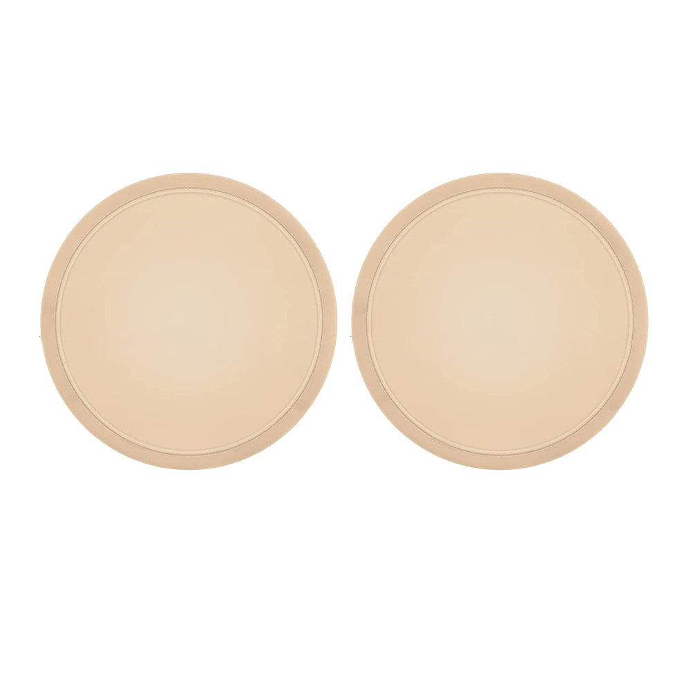 2pcs Castor Oil Pack for Breast Soft Reusable Castor Oil Breast Pads for Relaxing Soothing -Khaki