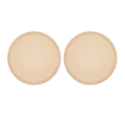 4pcs Castor Oil Pack for Breast Soft Reusable Castor Oil Breast Pads for Relaxing Soothing -Khaki